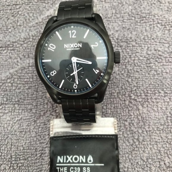 Nixon C39 Black SS Watch - Brand New with tags - Picture 3 of 8